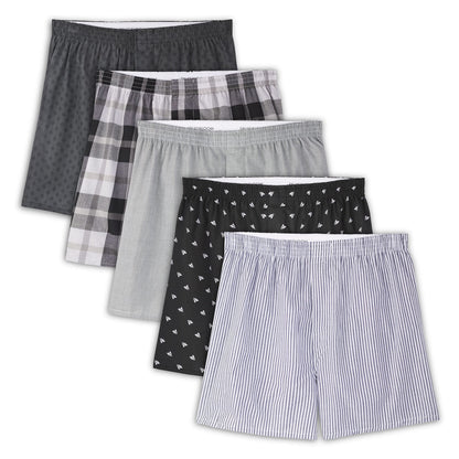 Fruit of the Loom mens CASUAL COMFORT Boxer Shorts, ASSORTED, Medium US 🍁 All In One Marketplace Canada