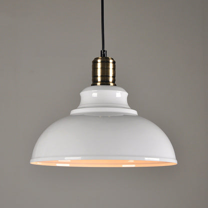 Industrial Pendant Light - Barn Metal Hanging Light Fixture for Kitchen Island, 30cm E27 Vintage Ceiling Lamp