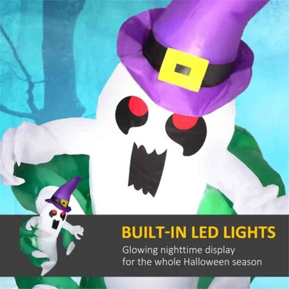 LED Halloween Ghost Inflatable – Spooky Window Hanging & Garden Decoration (Only United States Delivery)