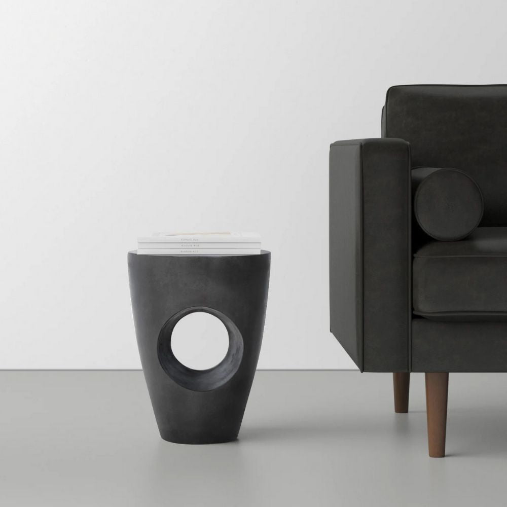 Olivia Terrazzo-Beistelltisch aus Beton im Mid-Century-Stil