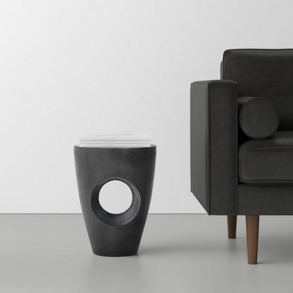 Olivia Terrazzo-Beistelltisch aus Beton im Mid-Century-Stil