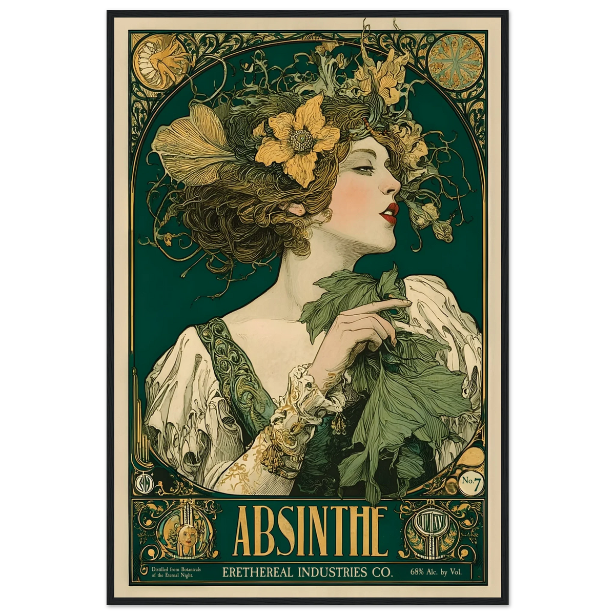 L’Absinthe d’Ombre - Poster & Framed Print