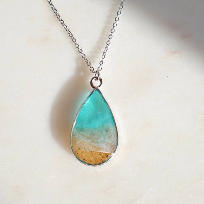 Collier Tulum - goutte (grand)
