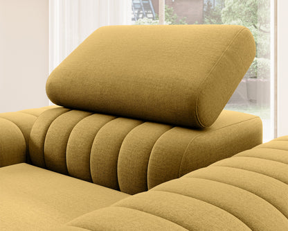 Laurence Modern Accent Chair - Mustard