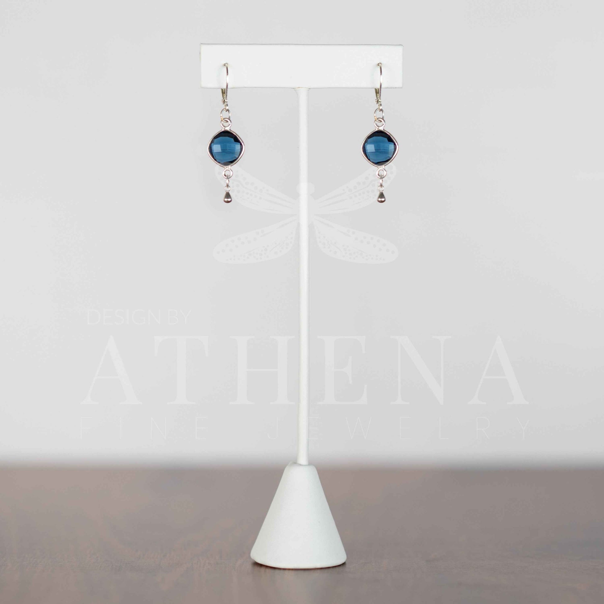 Kyanite Earrings in Sterling Silver