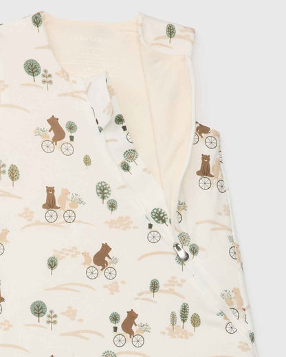 Baby Sleep Sack TENCEL™ 1.0 TOG - Bears on Bikes
