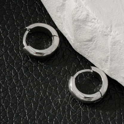 BOCHUM: Barely There, But Beautifully Noticeable Tiny Hoops in Silver