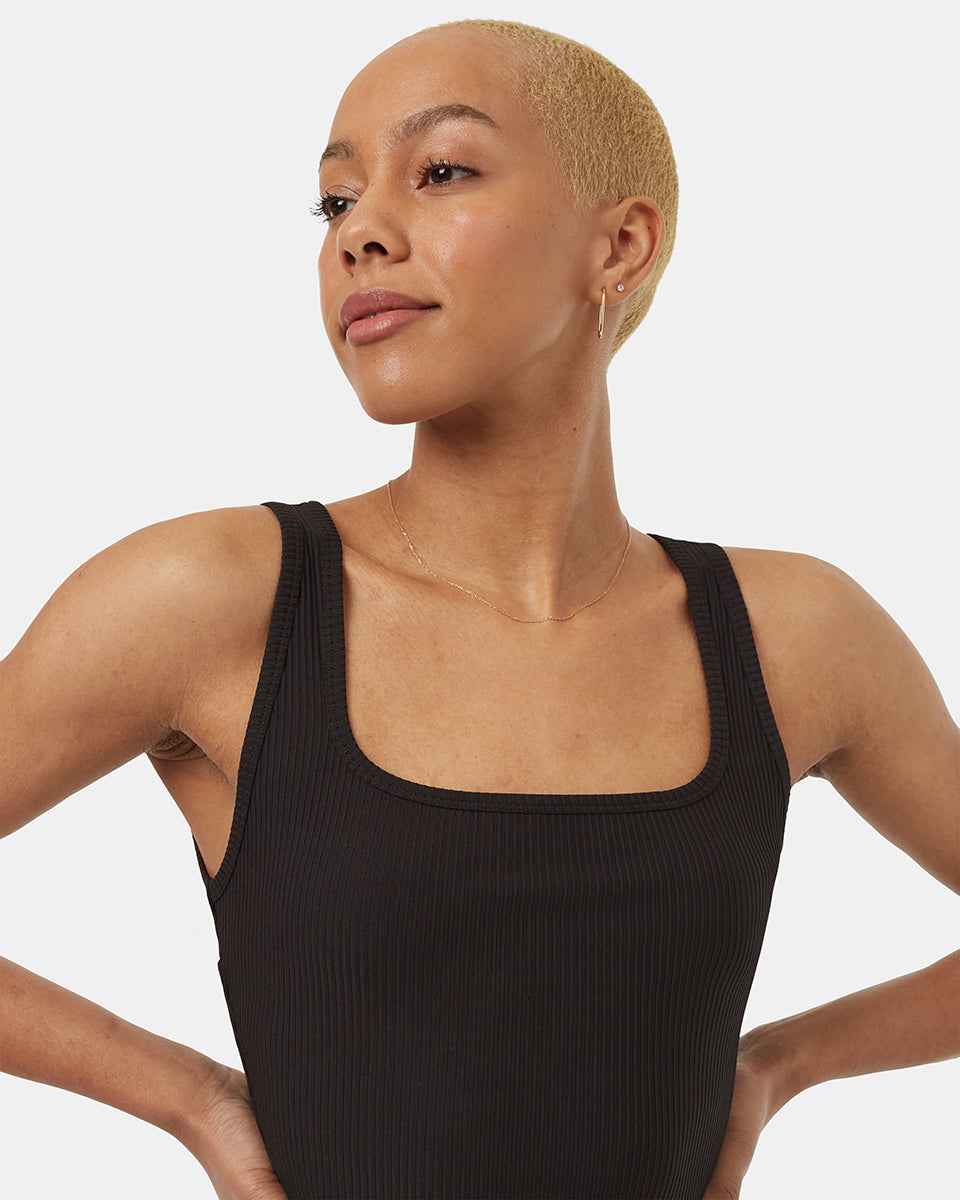 TechRib Wide Strap Scoop Tank