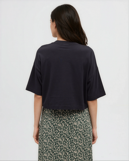 Parks Landscape Oversized Crop T-Shirt