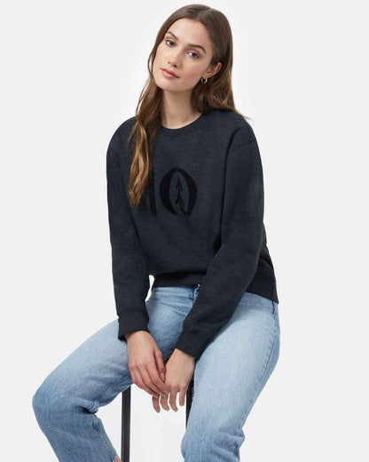 Flocked Logo Crew