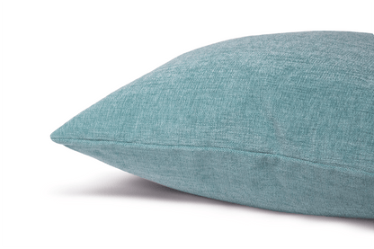 Blue Chenille Cushion Cover