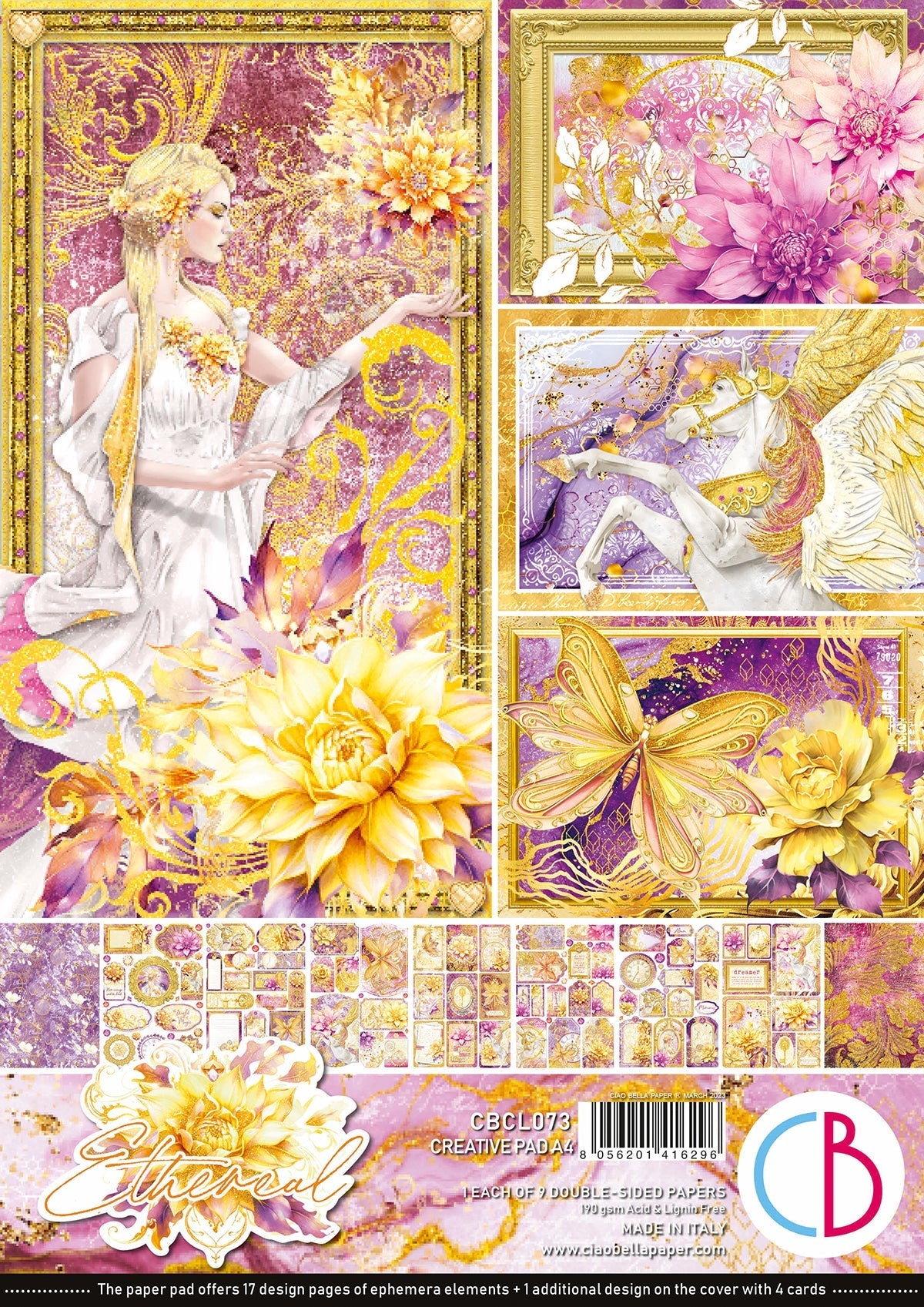 Ethereal Creative Pad A4 9/Pkg