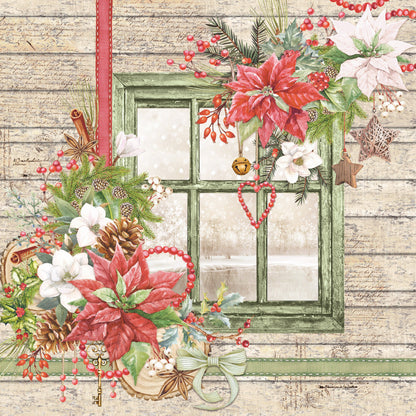 Christmas Vibes Pad 8x8 12/Pkg