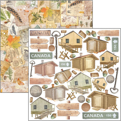 Ciao Bella Into The Wild Fussy Cut Pad 6"x6" 24/Pkg