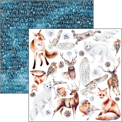 Ciao Bella Winter Journey Fussy Cut Pad 6"x6" 24/Pkg