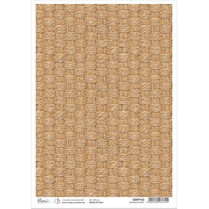 Ciao Bella Rice Paper A4 Seagrass Basket