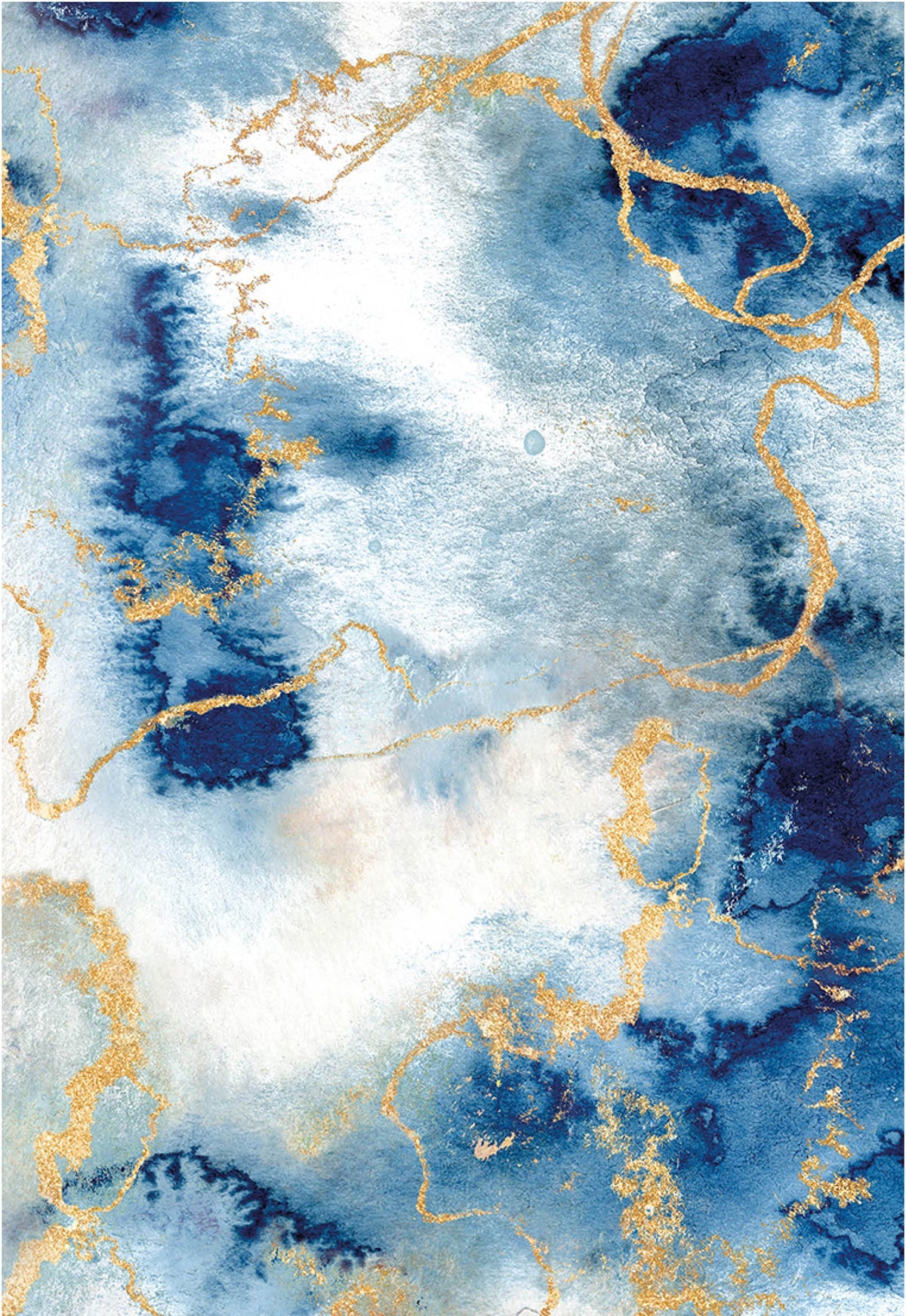 Ciao Bella Vellum Indigo Paper Patterns A4 6/Pkg
