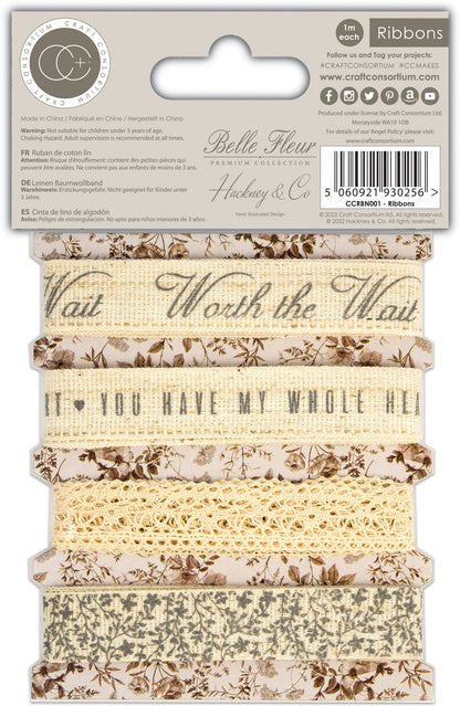 Craft Consortium Belle Fleur - Lace Ribbons