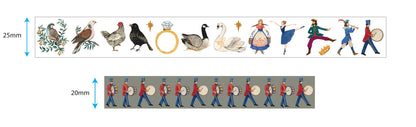 Craft Consortium 12 Days Of Christmas - Washi Tape