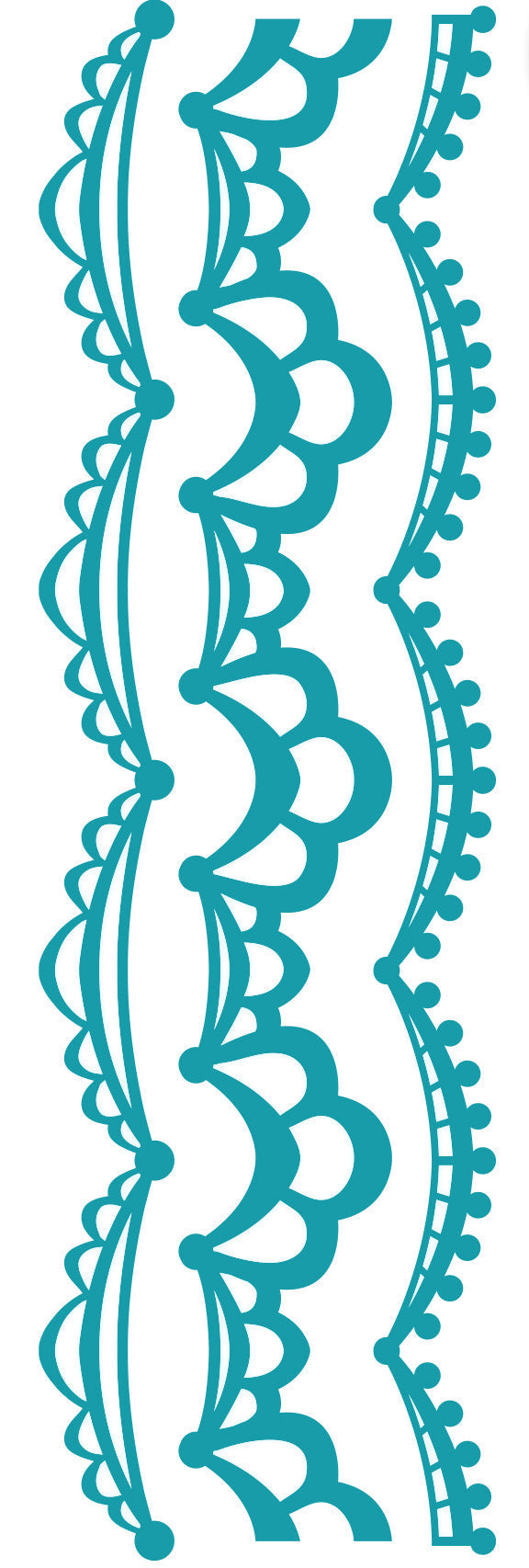 Creative Expressions Sue Wilson Border Coronet Lace Craft Die
