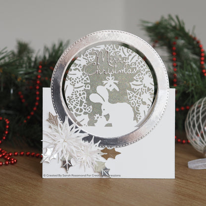 Paper Panda Merry Christmas Craft Die