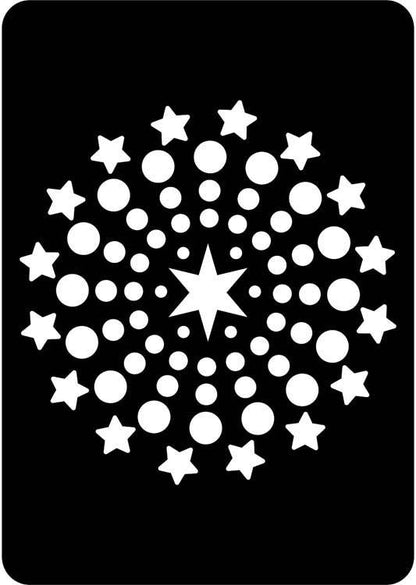 Creative Expressions Mini Stencil Shooting Stars