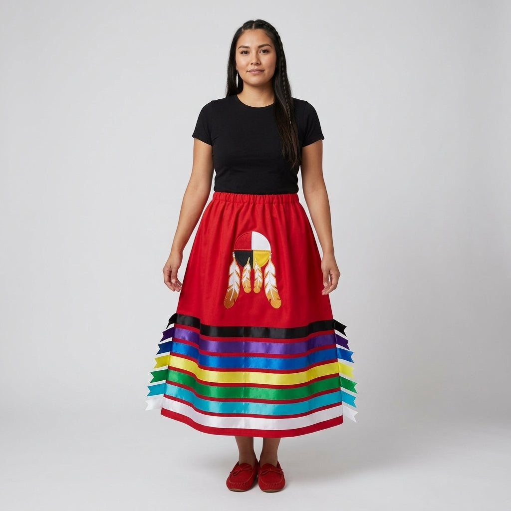 Four direction Ribbon Skirt