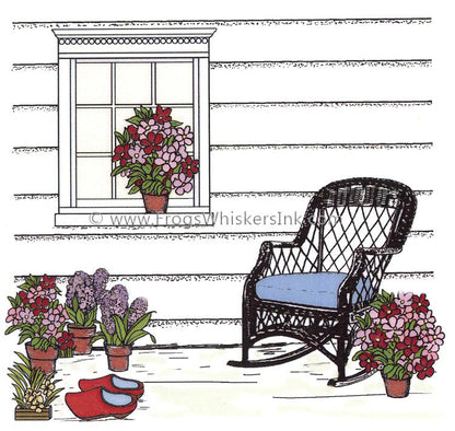 Frog's Whiskers Ink Stamp - Time to Relax