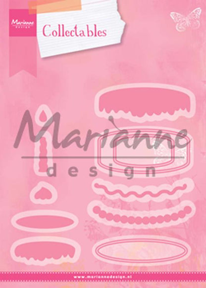 Marianne Design: Collectables Die Set - Birthday Cake