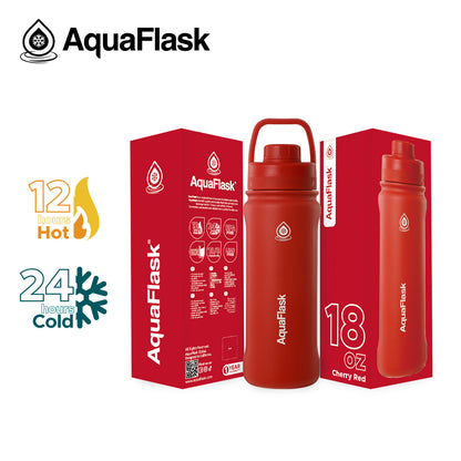 AquaFlask Original Vakuumisolierte Wasserflaschen 530ml (18oz)