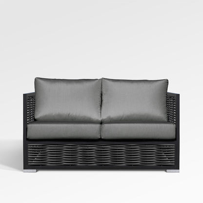 Chestnut Loveseat with Sunbrella® Cushions