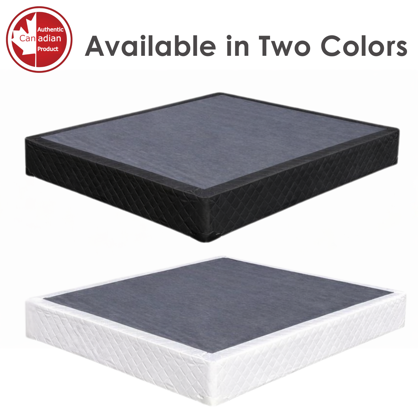 UltraFlex® ESSENCE PLUS Mattress and BoxSpring Set Orthopedic Luxury Gel Memory Foam, Natural Comfort, Balanced Support, Eco-friendly (Made in Canada)