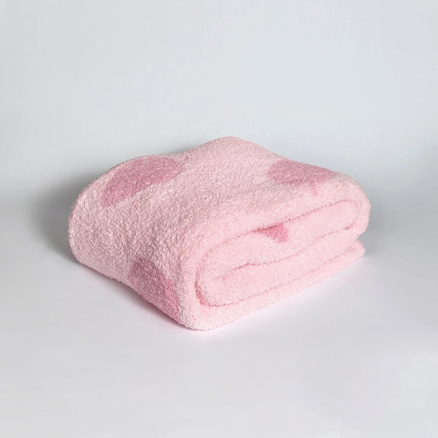 Cotton Candy Strawberry Print Extended Throw