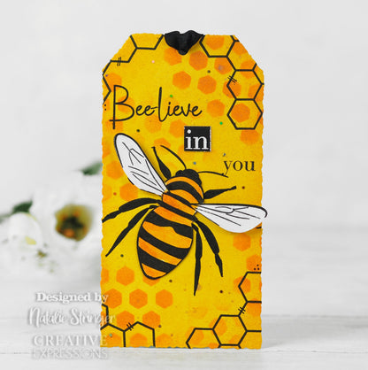 Creative Expressions Bonnita Moaby Queen Bee A5 Clear Stamp Set