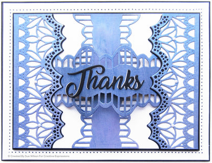 Sue Wilson Endless Options Whitney Background Craft Die