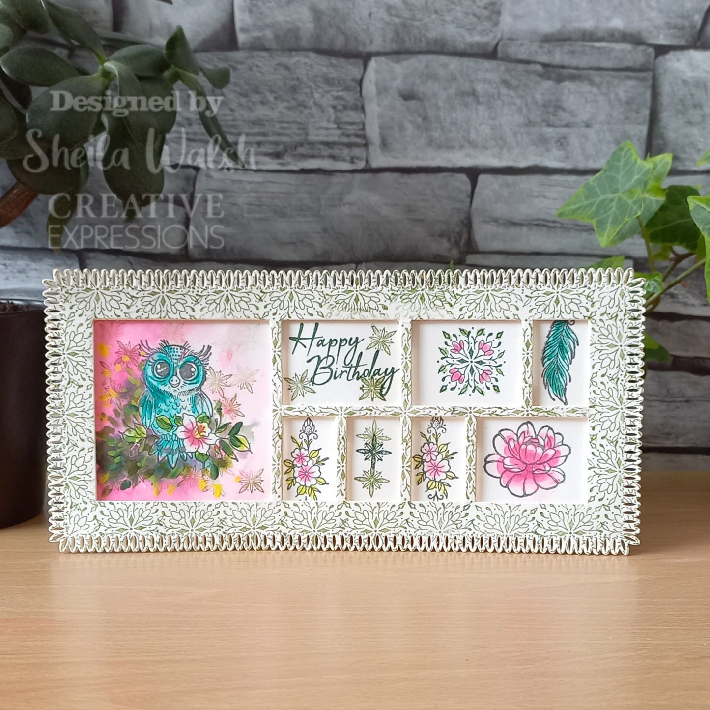 Creative Expressions Designer Boutique From Owl Of Us 6 in x 4 in Stamp Set