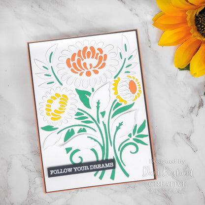 Creative Expressions Paper Cuts Cut & Lift Zinnia Craft Die