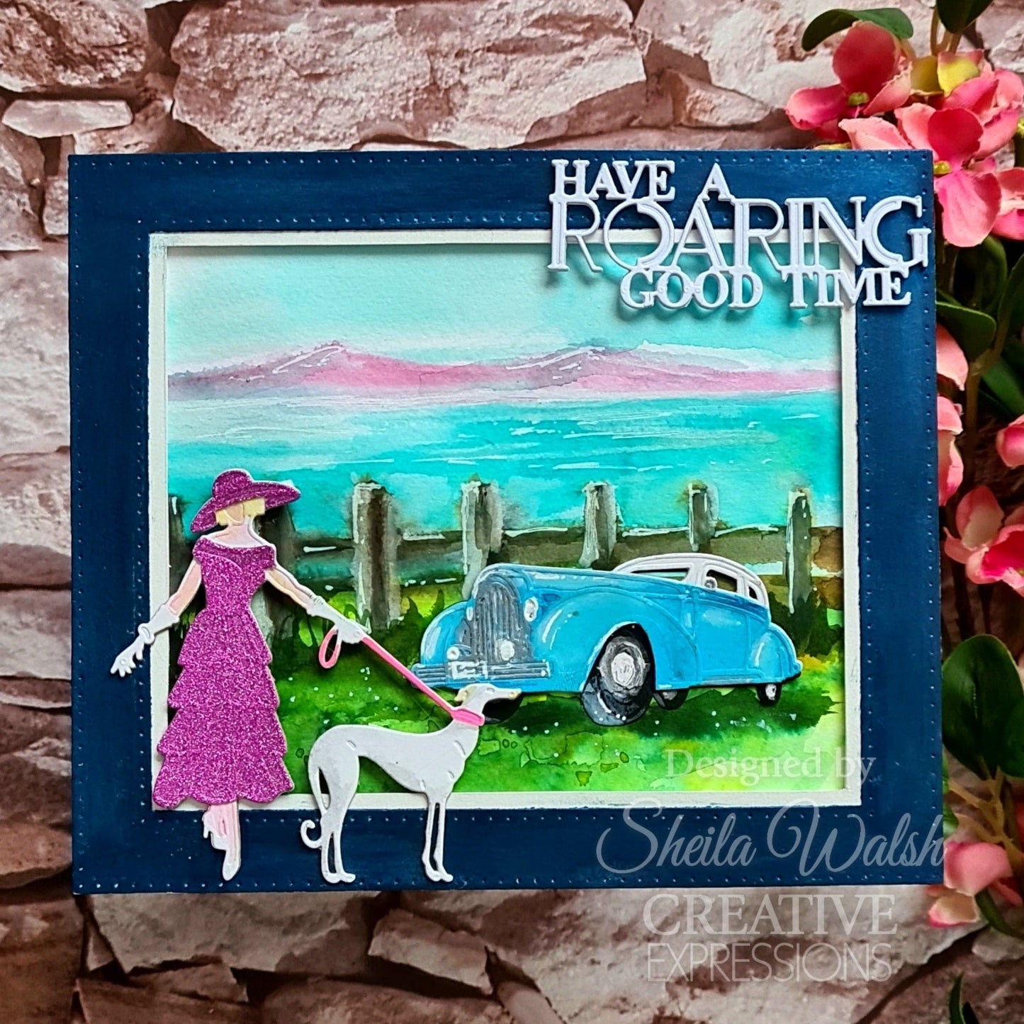 Creative Expressions Sue Wilson Mini Expressions Art Deco Have A Roaring Good Time Craft Die