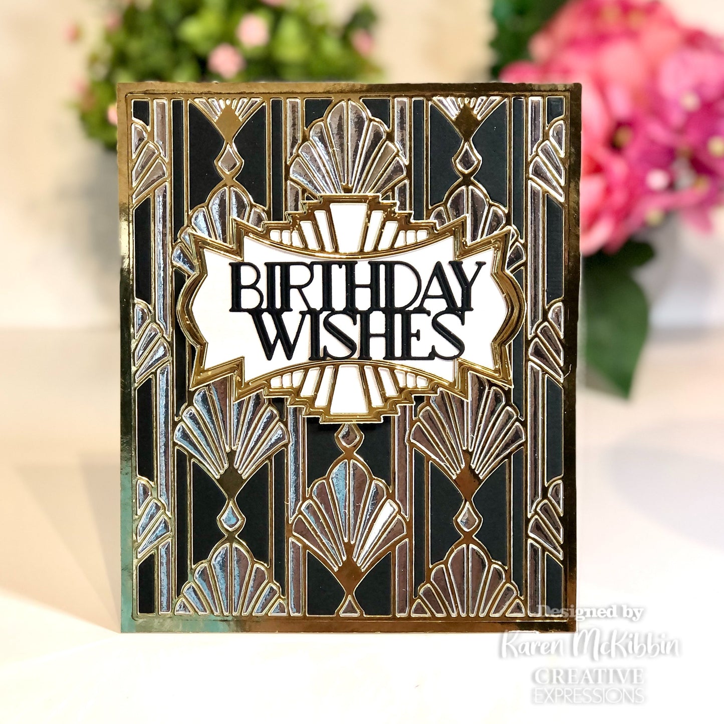 Creative Expressions Sue Wilson Art Deco Collection Grand Labels Craft Die