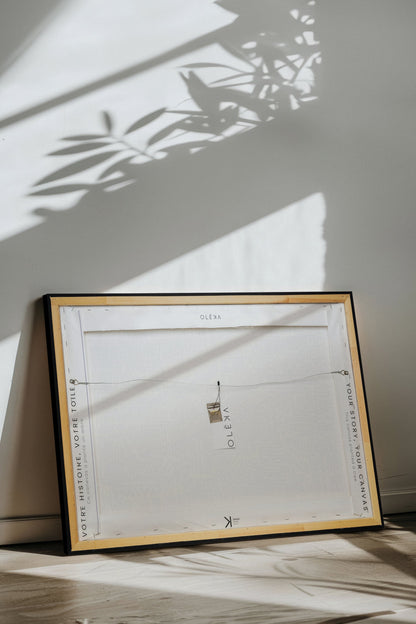 CANAL OF PETALS, Oeuvre sur toile étirée