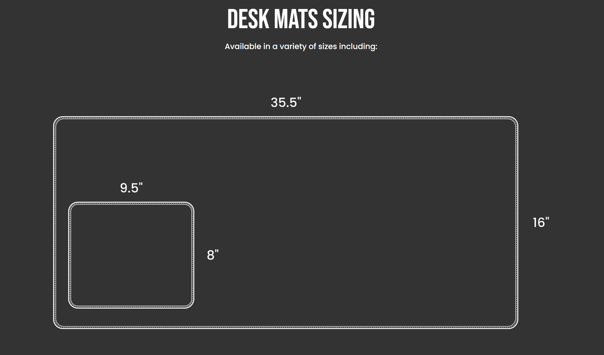 Small | Desk Mat | Market Stall