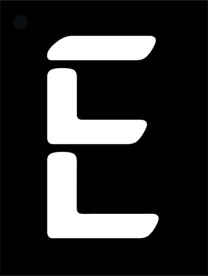 Mini Stencil Upper Case Letter