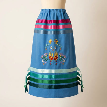 Paws & Petals Ribbon Skirt