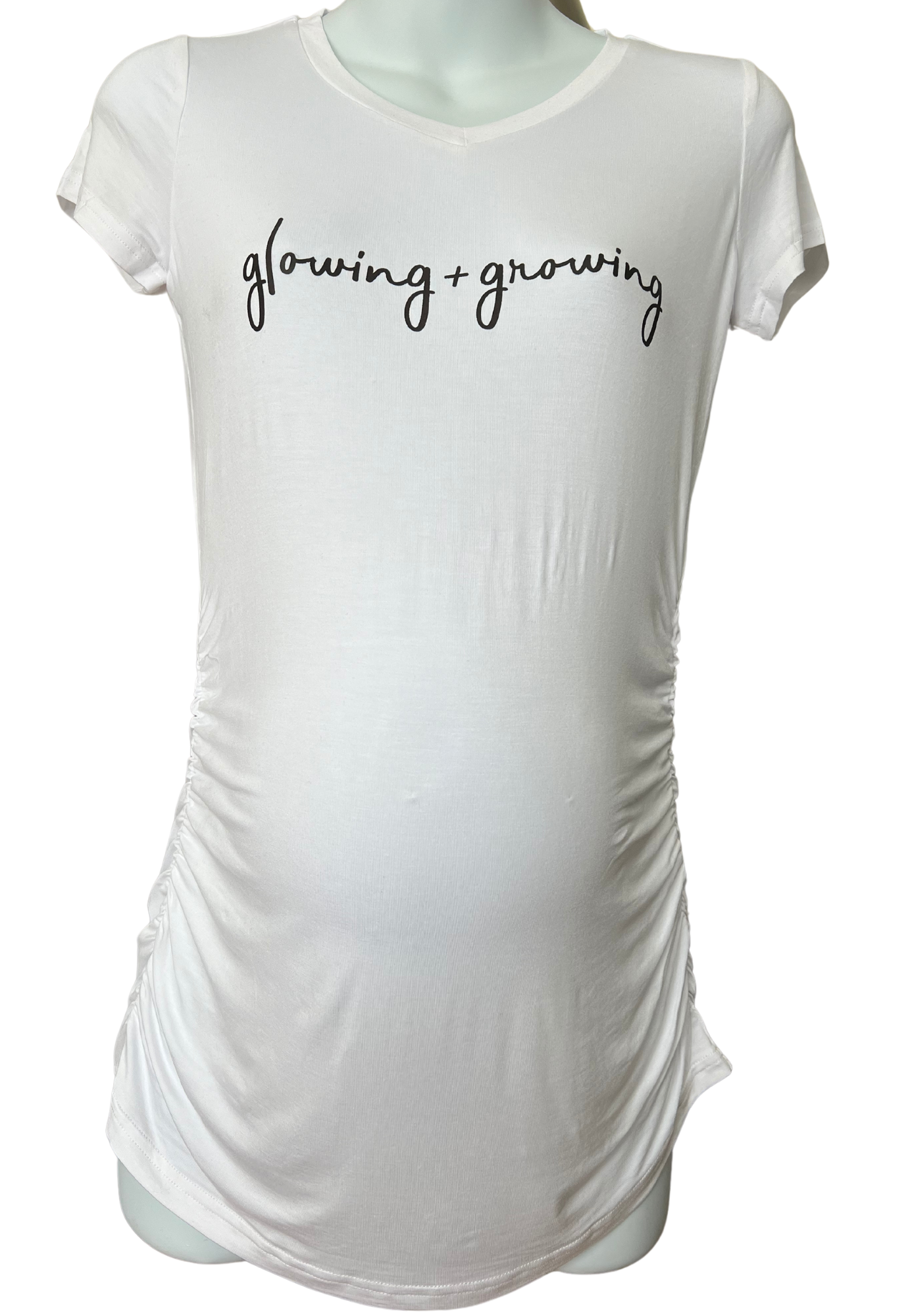 GLOWING AND GROWING Maternity Tee Shirt