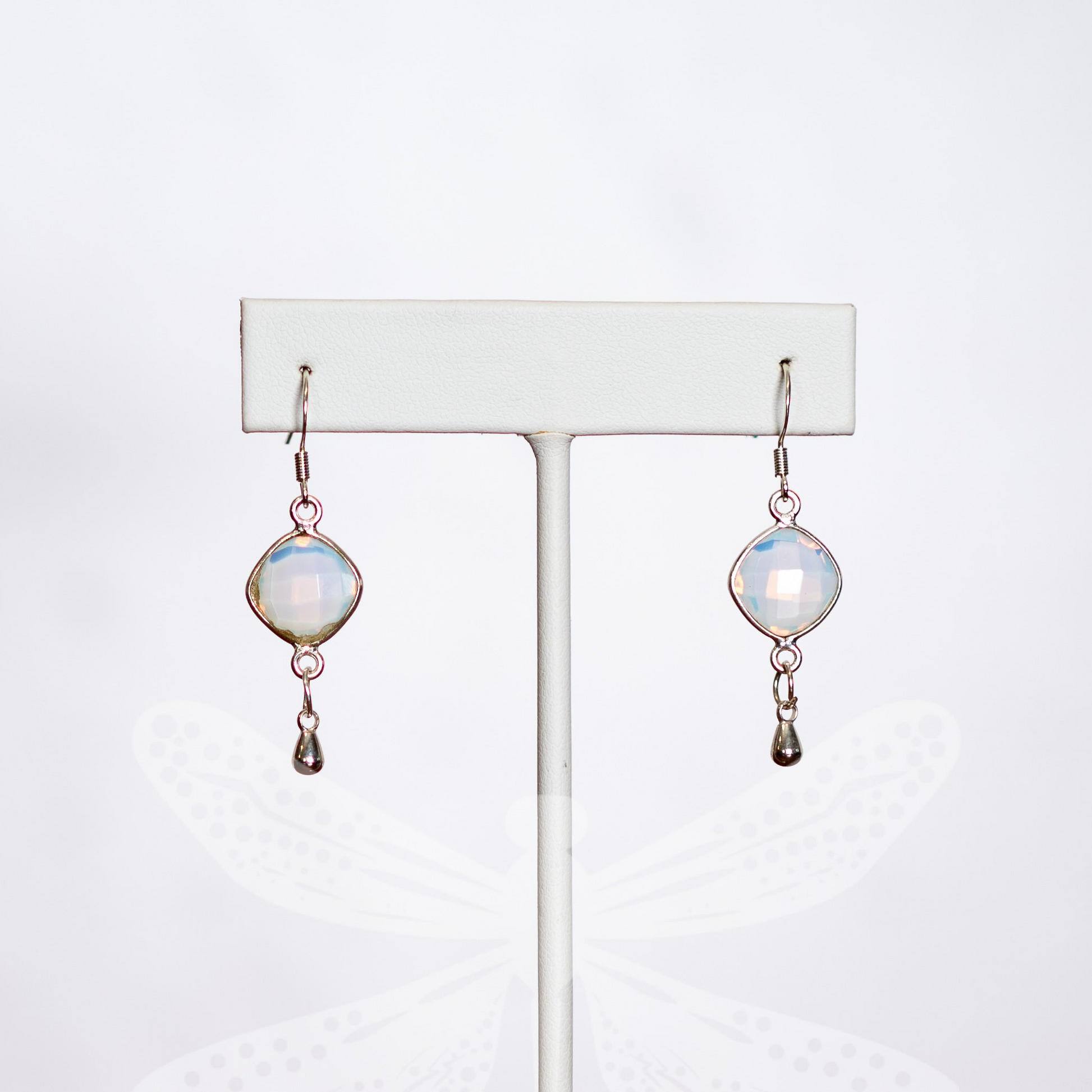 Opalite Earrings in Sterling Silver – Effortless Elegance for the Modern Woman