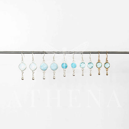 Opalite Earrings in Sterling Silver – Effortless Elegance for the Modern Woman