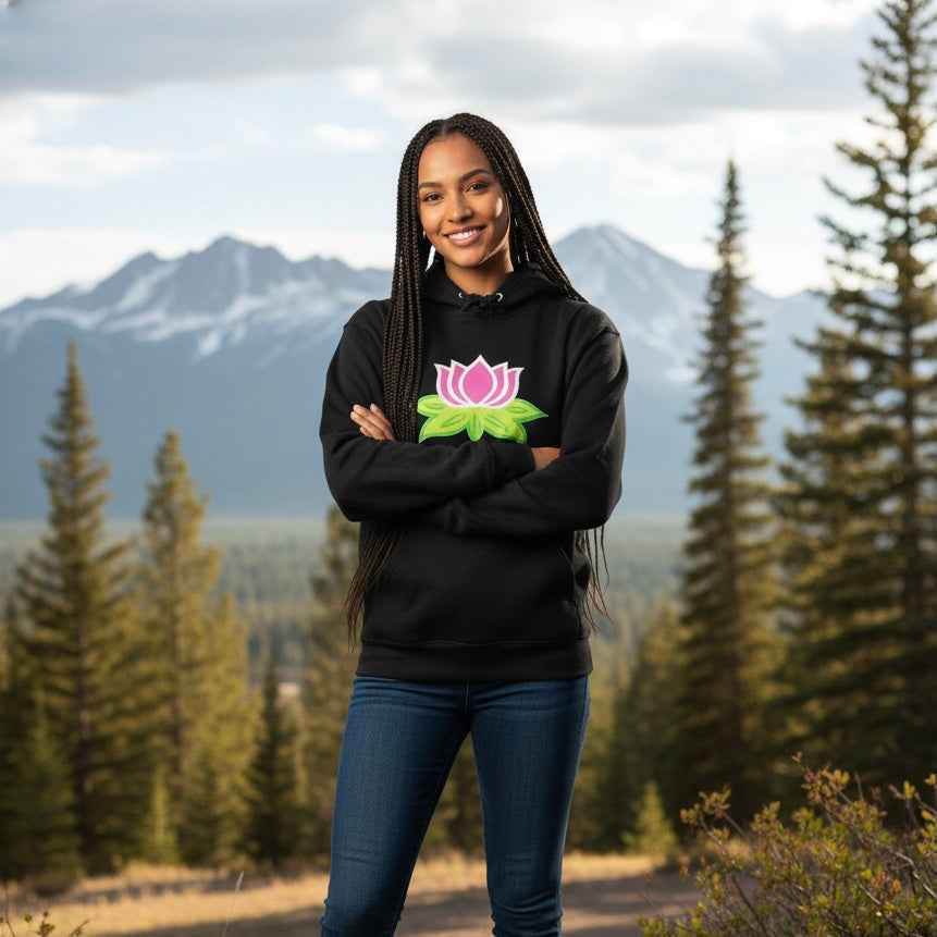Embroidered Hoodies (Lotus)