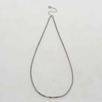 FARAH 24": Cuban Link Silver Chain Necklace