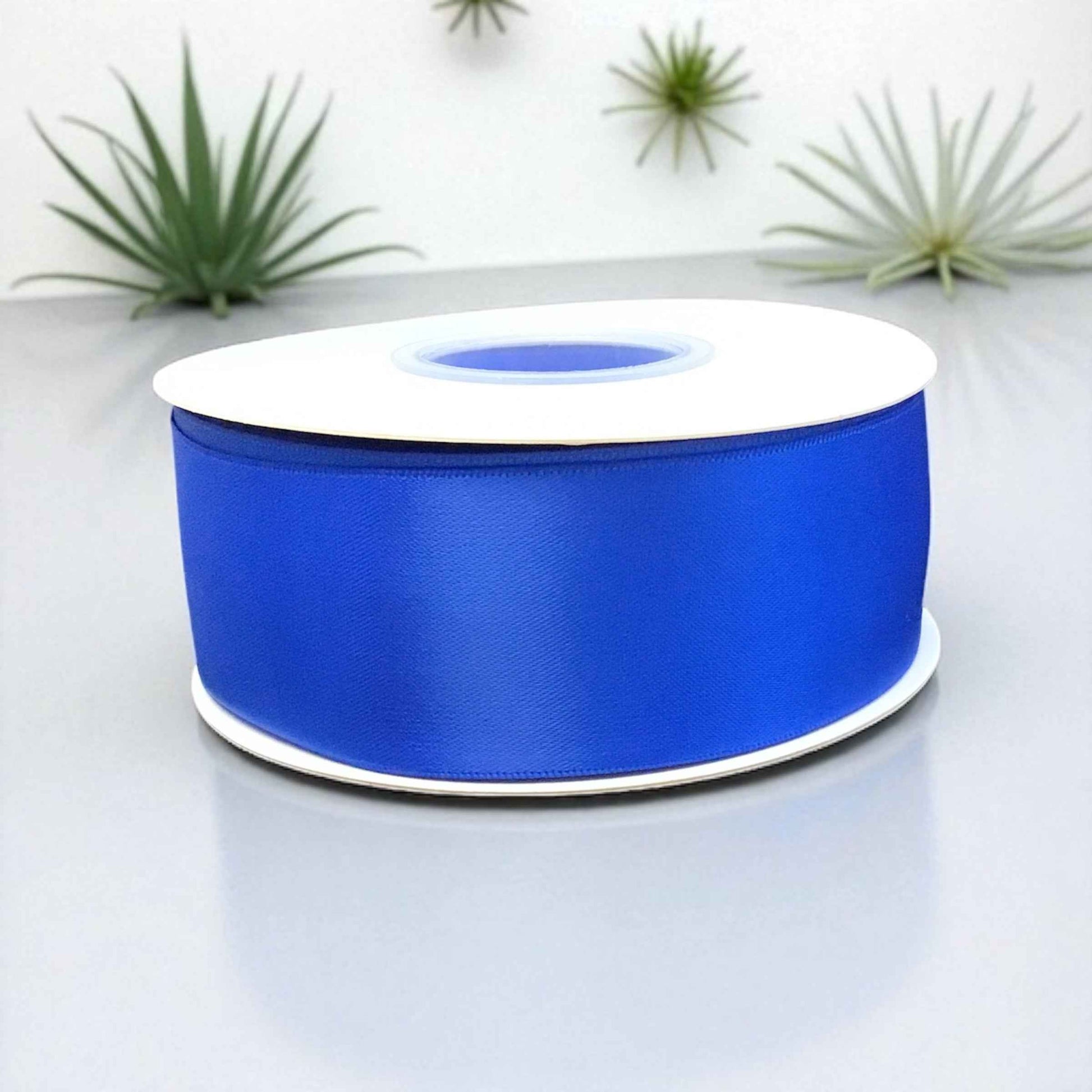 Satin Ribbon Double Face-Blue #352 -3.8 cm Wide