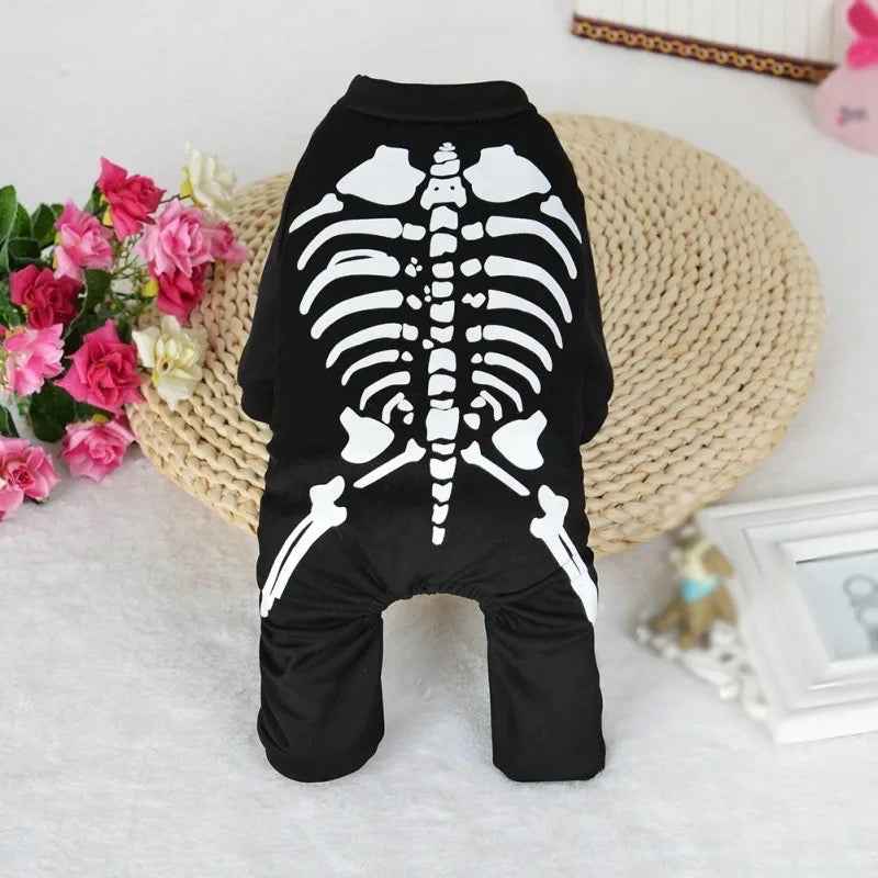 Skeleton Dog Onesie | Halloween Pet Pajamas